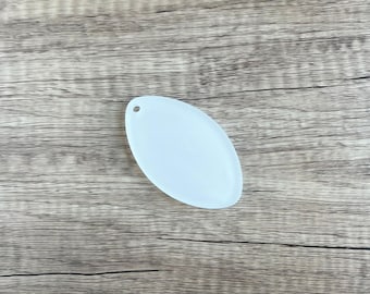 Football Keychain Blank – Sublimation Acrylic Blank - Sublimation - Acrylic - Blank - Football