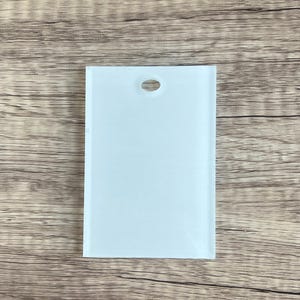 Luggage Tag Blank - Sublimation Acrylic Blank - Sublimation - Acrylic - Blank - Luggage Tag - Bag Tag Blank