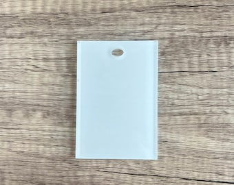 Luggage Tag Blank - Sublimation Acrylic Blank - Sublimation - Acrylic - Blank - Luggage Tag - Bag Tag Blank