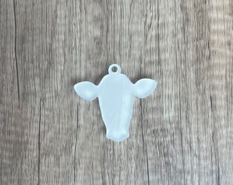 Cows Head Keychain Blank - Sublimation Acrylic Blank - Sublimation - Acrylic Blank - Cows Head - Western Keychain