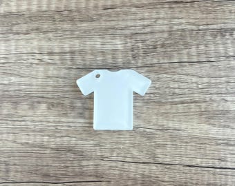 Sports Jersey Keychain Blank - Sublimation Acrylic Blank - Sublimation - Acrylic - Blank - Sports Jersey