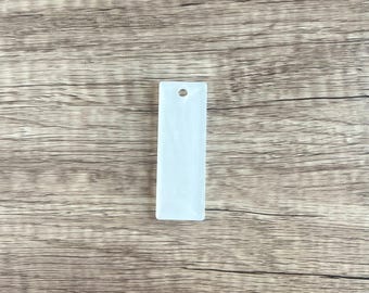 Rectangle Keychain Blank - Sublimation Acrylic Blank - Sublimation - Acrylic - Blank - Rectangle Keychain