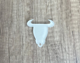 Bulls Head Keychain Blank - Sublimation Acrylic Blank - Sublimation - Acrylic - Blank - Bulls Head - Western Keychain
