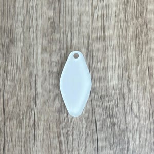 Motel Keychain Blank - Sublimation Acrylic Blank - Sublimation - Acrylic - Blank - Retro Motel Keychain
