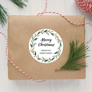 Custom Christmas Round Logo Stickers | Various Sizes | Packing Labels | Wedding Stickers | Australia