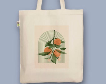 Sac en jute durable « Oranges »