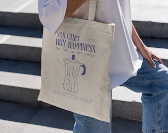 Bolsa de yute sostenible “Coffee Happiness”
