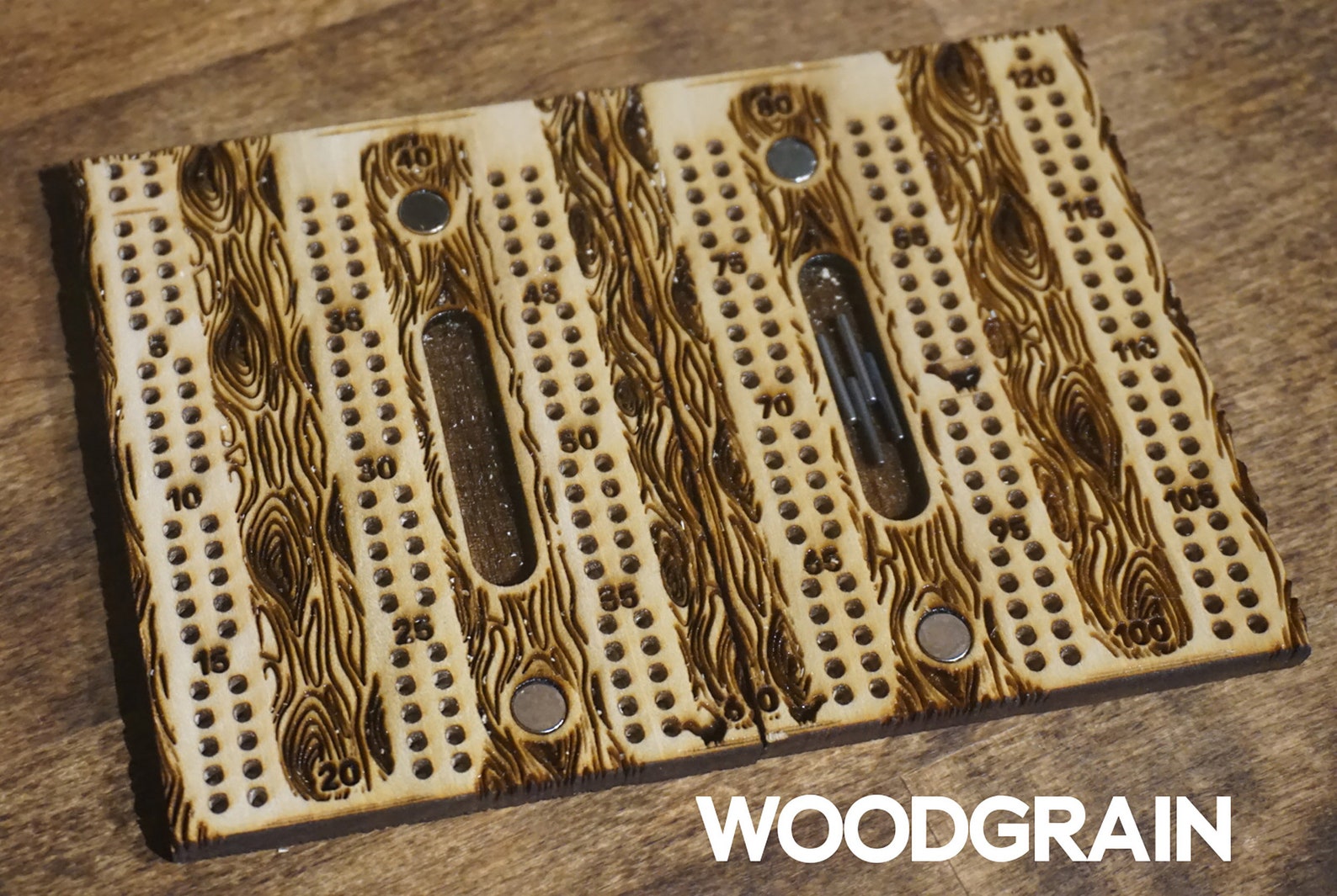 Handmade Portable Cribbage Board Etsy