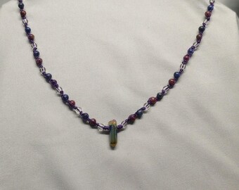 Mystic Quartz Micro Macramé Necklace – Intuition, Transformation & Energy Alignment – Handcrafted Crystal Jewelry
