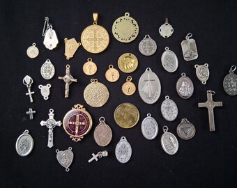 Vintage Religious Pendants Collection