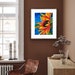 Sunflower my love, art print, wall art print, wall decor, floral art decor, autistic artist, Viktor Bevanda Art, Vichysart, autism awareness 