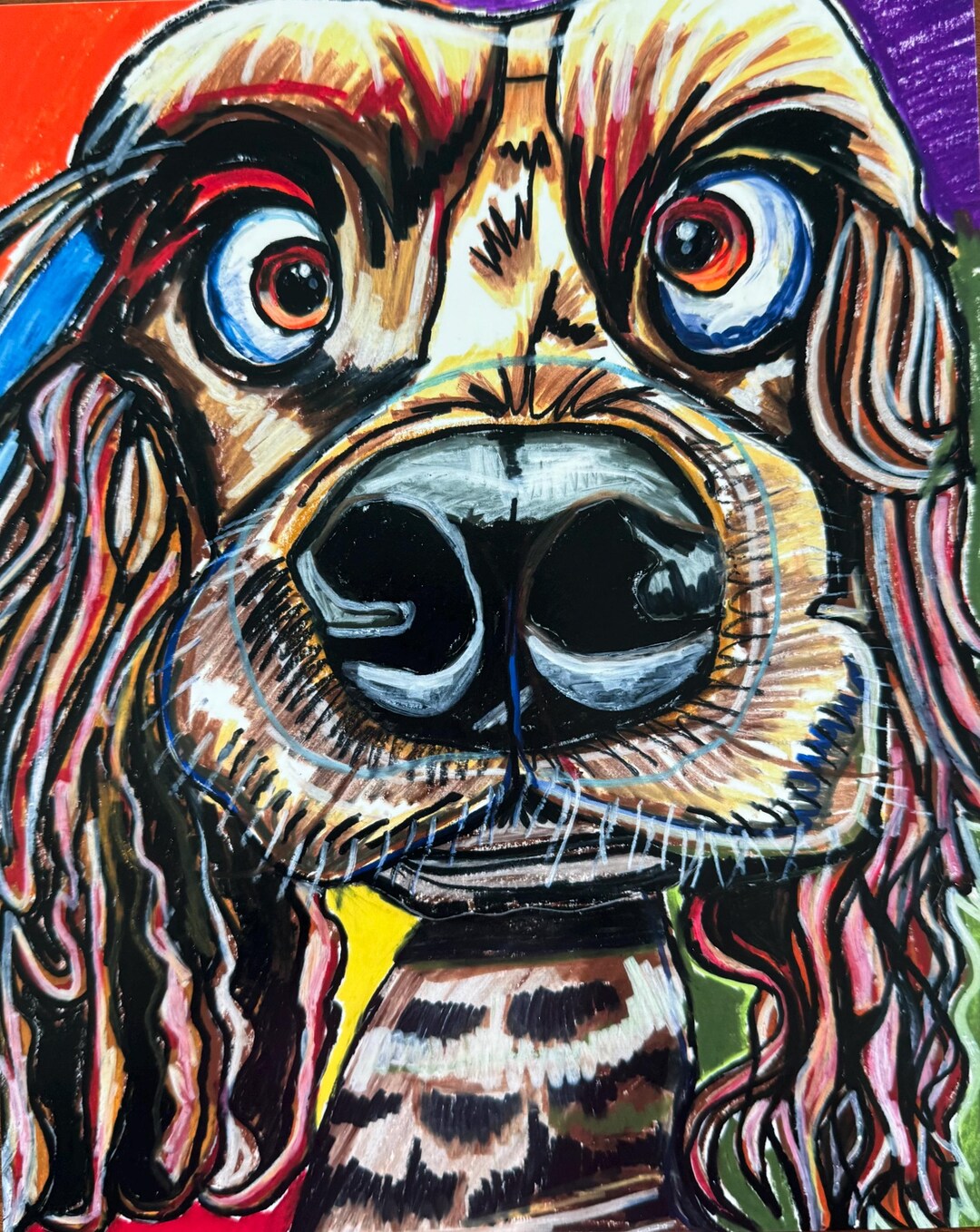 パネルアート　アート　絵画　絵　ポスター　壁掛け　額縁　ギャング　スパニエル　犬 パネルアート アート 絵画 絵 ポスター 壁掛け 額縁 ギャング