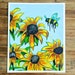 Bee - art prints Wall art Floral wall decor Sunflowers Flowers Giclee prints Modern Wall Decor Home Decoration 