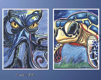 2026 Animal Calendar, Illustrated Monthly Wall Decor