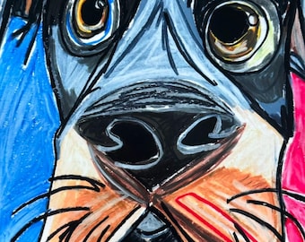 カレン　ホスピティング作犬と街 版画 10/100【直筆サイン＆イラスト入り】④ il_340x270.6596973157_fq8c.jpg