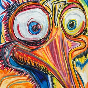 Pelican - Animal Pop Art Prints, ANIMAL Canvas Print, Colorful Poster, BIRD Art Painting, Colorful decoration, Pelican design, coastal art
