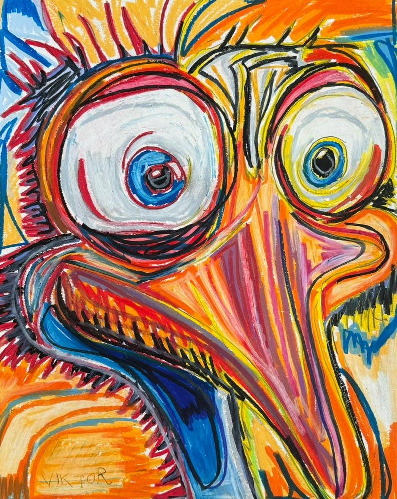 Pelican Animal Pop Art Prints, ANIMAL Canvas Print, Colorful Poster