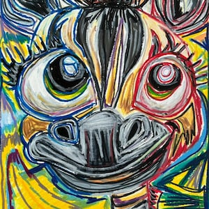ZEBRA - Animal Pop Art Prints, ANIMAL Canvas Print, Colorful Poster, Safari Wall Art Painting, Colorful decoration, Zebra design, Zebra art