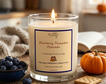 Blueberry Pumpkin Pancakes Soy Candle
