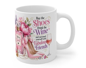 Buy the Shoes Floral Perfume & Fashion Mug