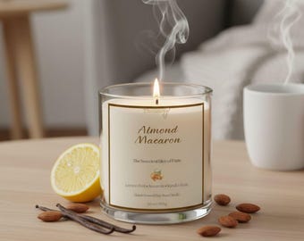 Almond Macaron Soy Candle