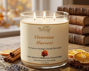 Victorian Harvest 3-Wick Soy Candle