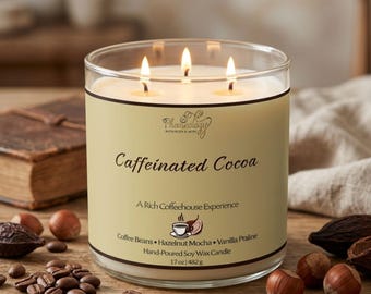 Caffeinated Cocoa 3-Wick Soy Candle