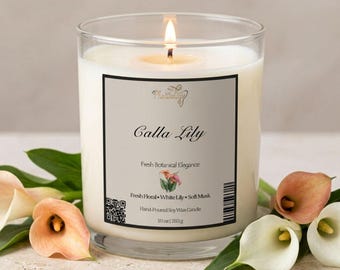 Calla Lily Soy Candle