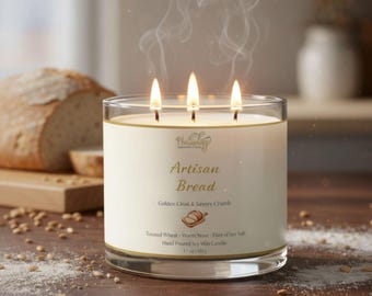 Artisan Bread 3- Wick Soy Candle