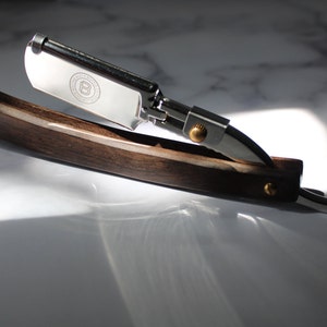 Brown Straight Double Edge Razor