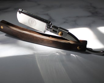 Brown Straight Double Edge Razor