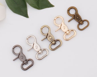 3/4 inch 20mm inner metal swivel snap hook swivel clasp strap hooks webbing strap hook trigger hook bag hardware supplies