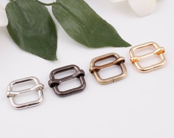 16mm inner 5/8“ metal adjuster slide buckle belt regulator strap slide adjuster buckle bag regulator strap adjuster bag hardware 2-4-10pcs