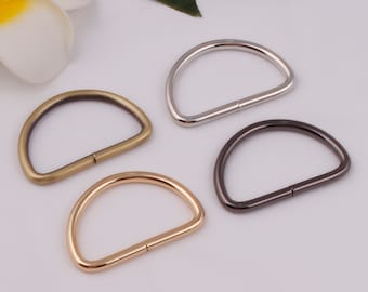 50mm interno 2" metallo d fibbia anello non saldato borsa anello d anello accessori d anello aperto d anello anello anello anello sacchetto hardware 2-4-10 pezzi