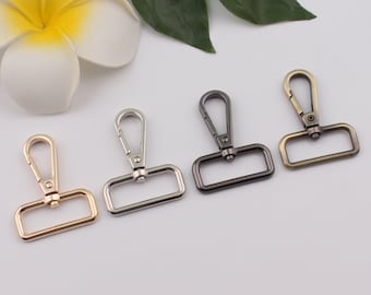 1,25 Zoll 32mm innen Metall schwenkbar Haken Schwenkhaken Schwenkhaken Push Gate Snap Haken Haken Haken Haken Haken Tasche Tasche Hardware 2-4-10pcs