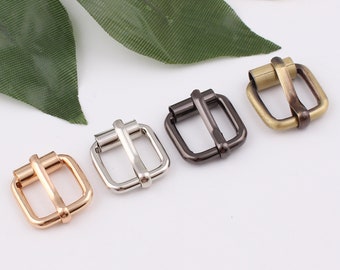 13mm inner 1/2” metal belt adjuster buckle tri bar buckles strap buckle webbing buckle adjuster slider leather bag handware 2-4-10pcs