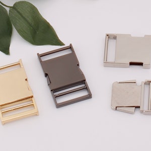 1.25 inch 31mm width side release buckle,metal release belt buckle,adjustable backpack buckles,dog collar strap webbing hardware