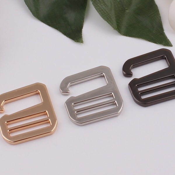 20mm inner 3/4“ metal G adjuster buckle belt regulator slide buckle strap buckle bag regulator strap adjuster bag hardware 2-4-10pcs