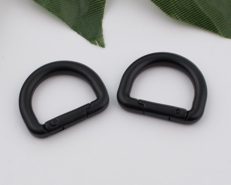 3/4 Inch 19mm Inner Spring D Ring Clasps Metal D Rings Round Ring ...