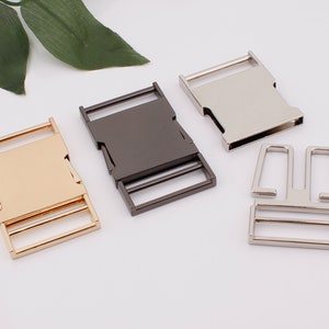 1.25 inch 32mm width side release buckle,metal release belt buckle,adjustable backpack buckles,dog collar strap webbing hardware