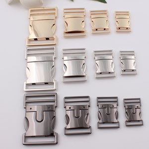 20-39mm inner side release buckle,metal release belt buckle,adjustable backpack buckles,dog collar strap webbing hardware