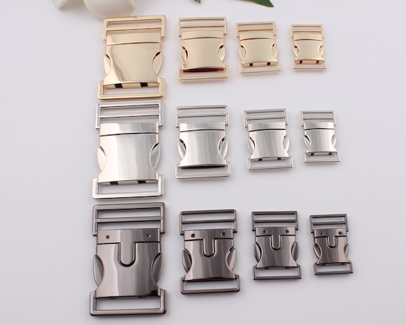 20-39mm inner side release buckle,metal release belt buckle,adjustable backpack buckles,dog collar strap webbing hardware