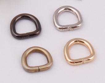 13mm interno 1/2" metallo d fibbia anello non saldato borsa anello d anello accessori d anello aperto d anello anelli borsa hardware 2-4-10 pezzi