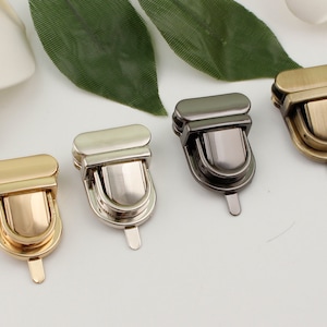 bag lock purse lock purse metal lock press lock purse clasp purse closure clutch lock bag purse hardware 33mm×26mm 1-2-5 pcs