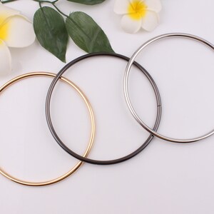 11.5 mm 内径 4.5 インチ 金属製バッグハンドル 財布ハンドル O リング 財布リング サークル 財布ハンドル キャリーリング 財布フレーム バッグ 財布金具 2～4 個