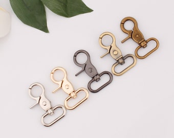 1 inch 26mm inner metal swivel snap hook swivel clasp strap hooks webbing strap hook trigger hook bag hardware supplies