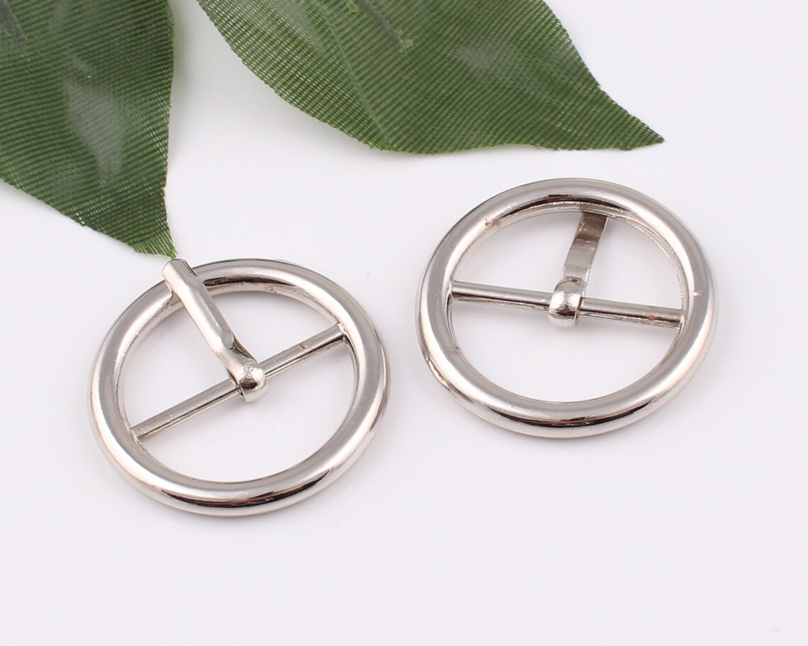 25mm Inner 1 Metal Round Belt Buckle Strap Buckle Adjuster Etsy UK