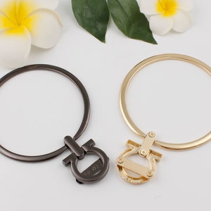 88mm inner metal bag handle purse handle o ring purse ring circle purse handle carry ring purse frame bag purse hardware 2-4 pcs