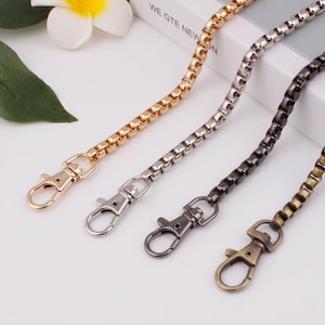 7mm wide and 30-120cm length metal bag chain crossbpdy bag chain purse chain replacement chain DIY handle bag chain