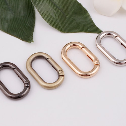 Oval Spring Gate Rings38mm Large Spring Ring Metal Push Snap - Etsy